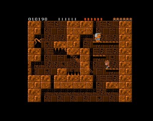 une photo d'Ã©cran de Rick Dangerous sur Commodore Amiga